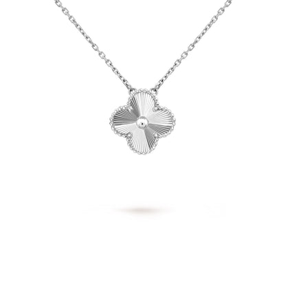 Single Clover Necklace (Silver)