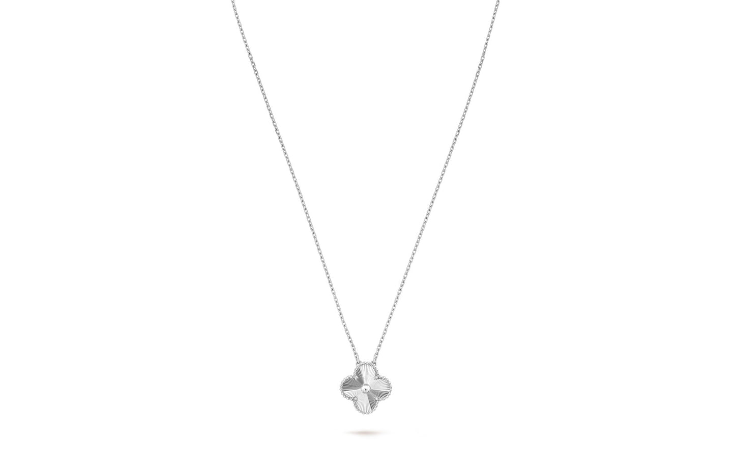 Single Clover Necklace (Silver)