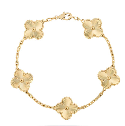 5 Clover Bracelet (Gold)